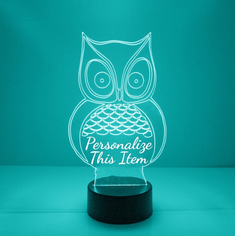MirrorMagicGifts Owl Night Light - Thumbnail 5