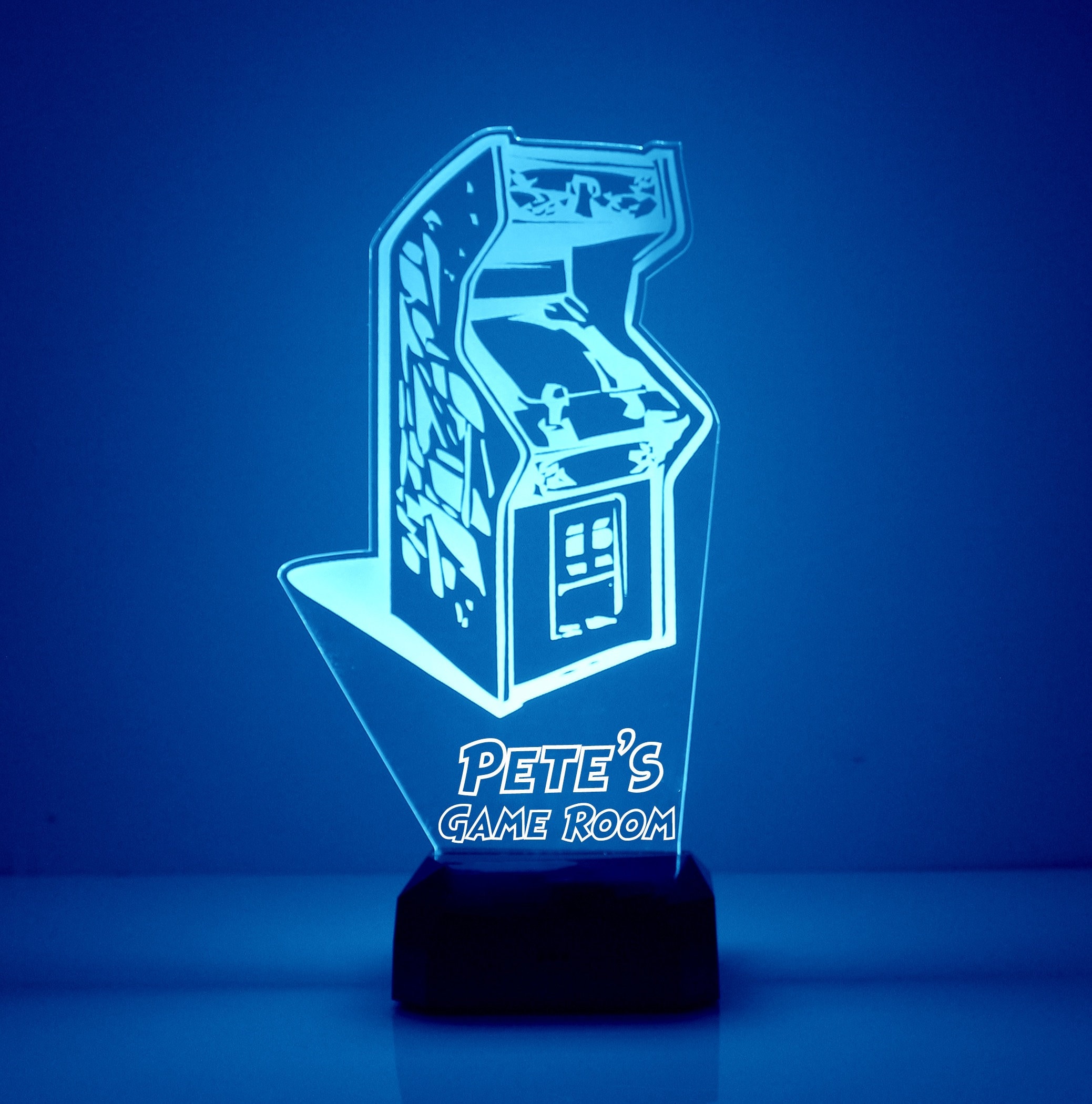 Classic Arcade Game Night Light Personalized Free LED Night Etsy
