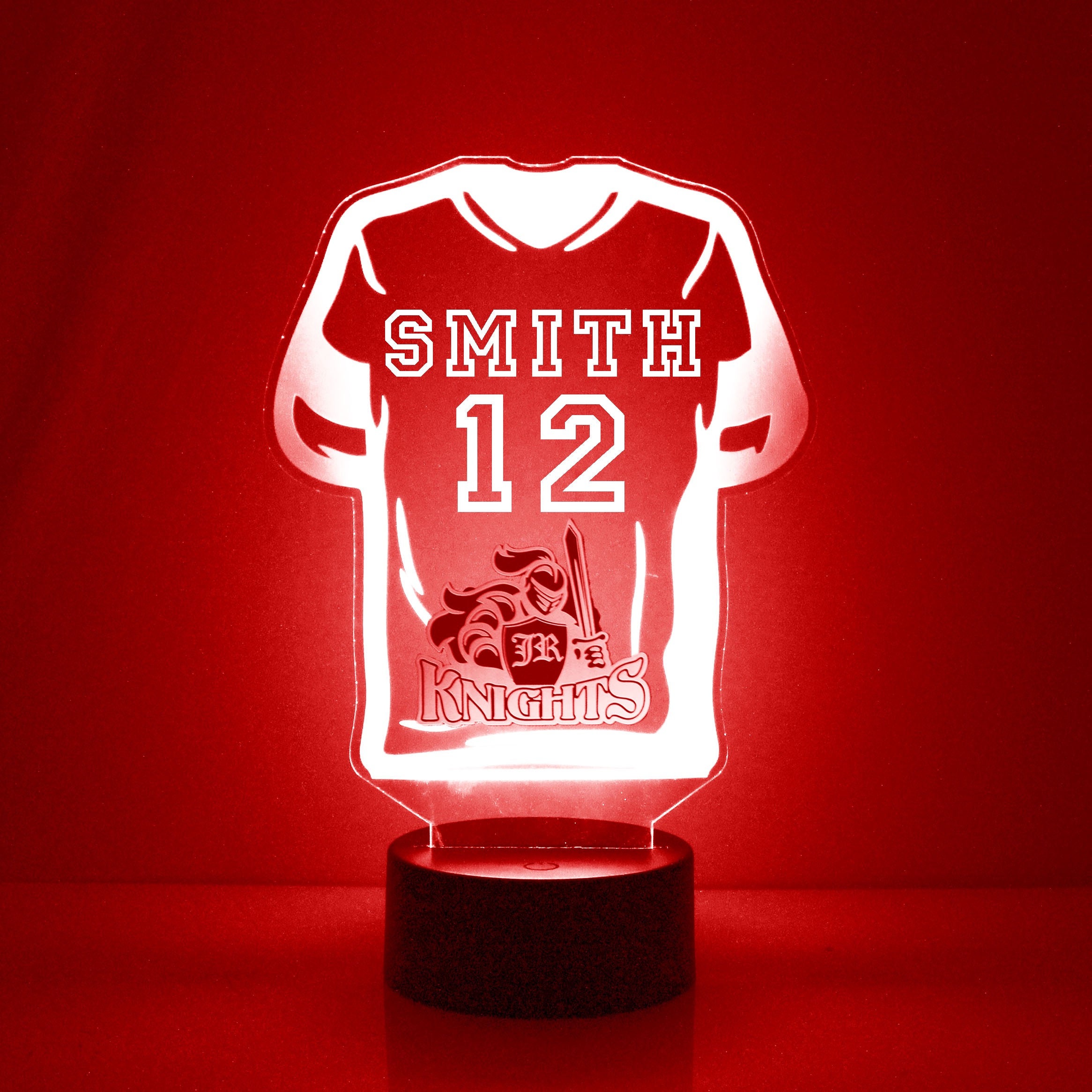 Custom Football Helmet LED Night Light Lamp Personalized Etsy