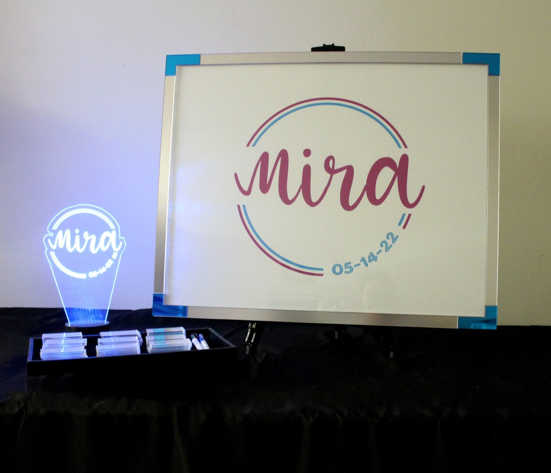 Drop Box Custom Made Bar/bat Mitzvah Mirrored Acrylic Drop in Sign in ...