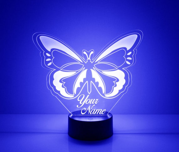 Mignon Miroir de Chat Noeud Papillon Néon LED, pour la décoration mural,  pour le maquillage, Chambre d'enfant, cadeau d'anniversaire de Dame