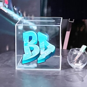 Caixa de presente personalizada. Caixa de cartão, caixa de presente para cheques e envelopes, caixa de acrílico para presente, Bar, Bat Mitzvahs, Aniversário de 16 anos.