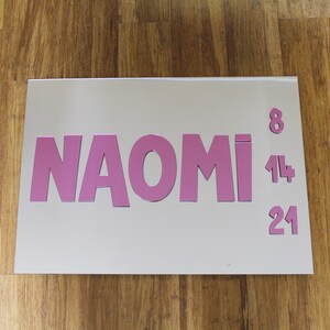 Custom Made Bar/Bat Mitzvah/ Wedding/ Party Mirrored Acrylic Sign In Board - Sweet 16 Party Sign In Board image 2