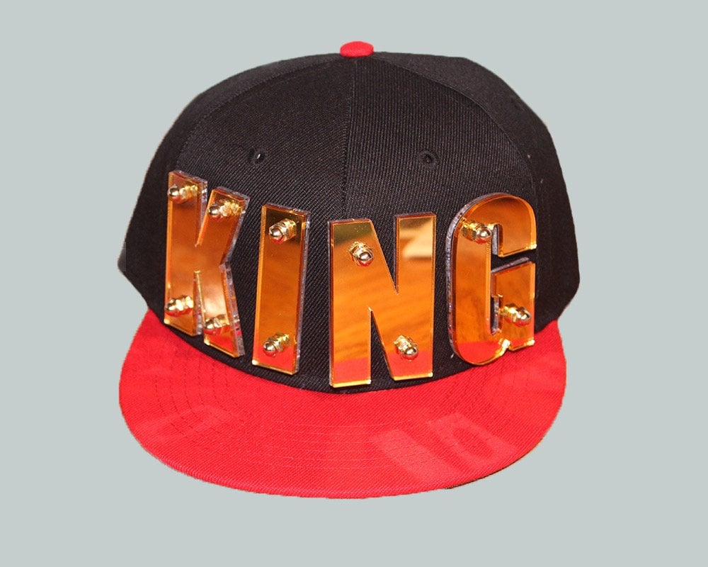 Créez votre propre casquette snapback personnalisée avec lettres en miroir, reproduction de logo, nom, logo d'entreprise