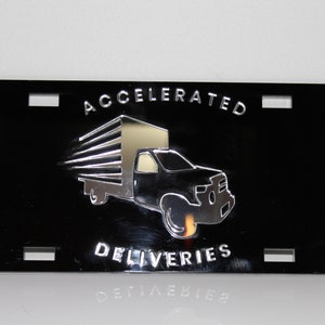 Custom Logo License Plate - Auto Tag - Vanity License Plate Frame - Your Logo, Create Your Own
