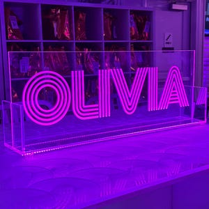 Custom Made LED Acrylic Light Up Centerpieces - Create Your Own Logo or Design - Sweet 16, Birthday, Bar/Bat Mitzvah, Weddings, Graduation