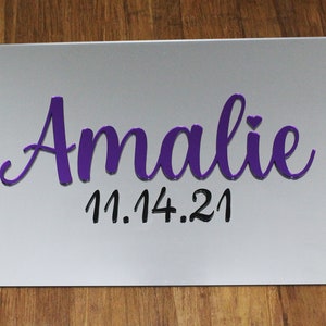 Custom Made Bar/Bat Mitzvah/ Wedding/ Party Mirrored Acrylic Sign In Board - Sweet 16 Party Sign In Board image 8