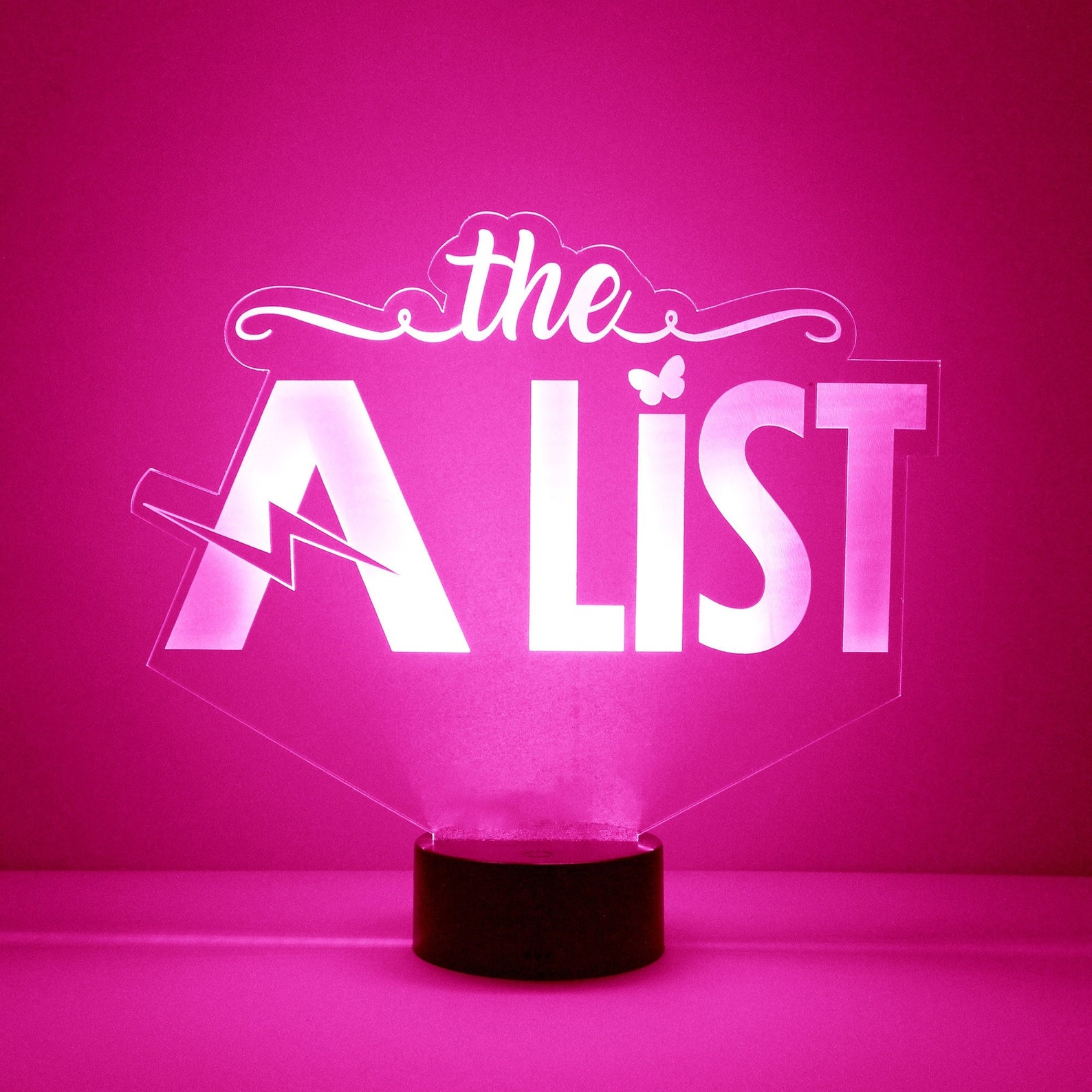 Custom Made LED Acrylic Light up Centerpieces Create Your Etsy