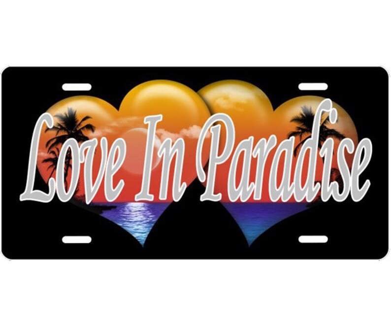 Vanity License Plate Auto Tag Create Your Own Names Etsy