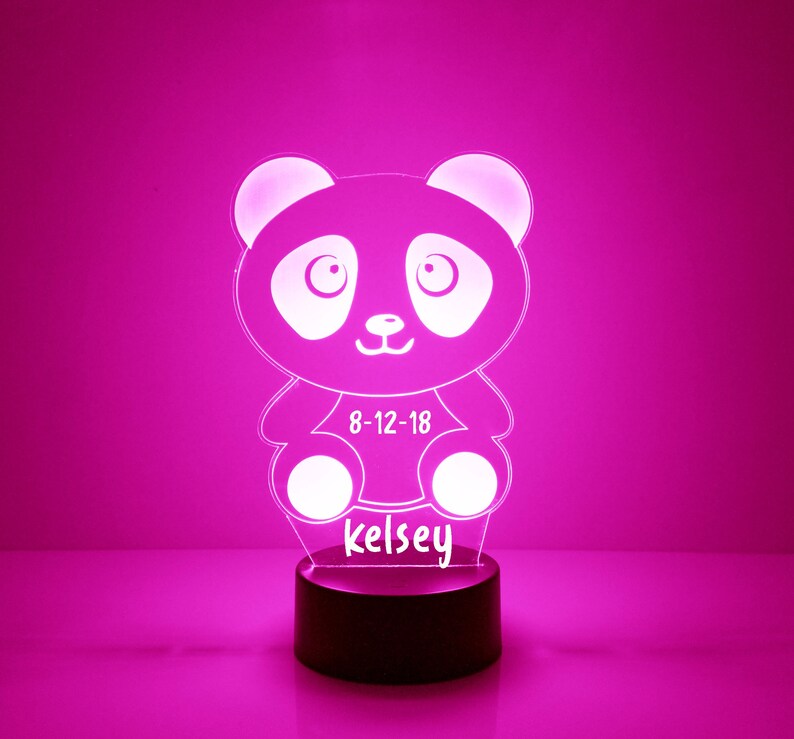 MirrorMagicGifts Panda Bear Night Light - Thumbnail 2
