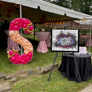 Drop Box Custom Made Bar/Bat Mitzvah Mirrored Acrylic Drop In Sign In Board - Sweet 16,- Weddings, Quinceaneras, Shadow Box Sign In Board image 7