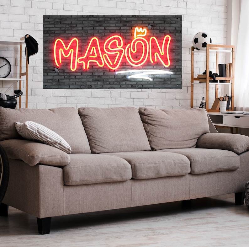 Custom Made Neon Glow Wall Art Create Your Own Sweet 16 Etsy