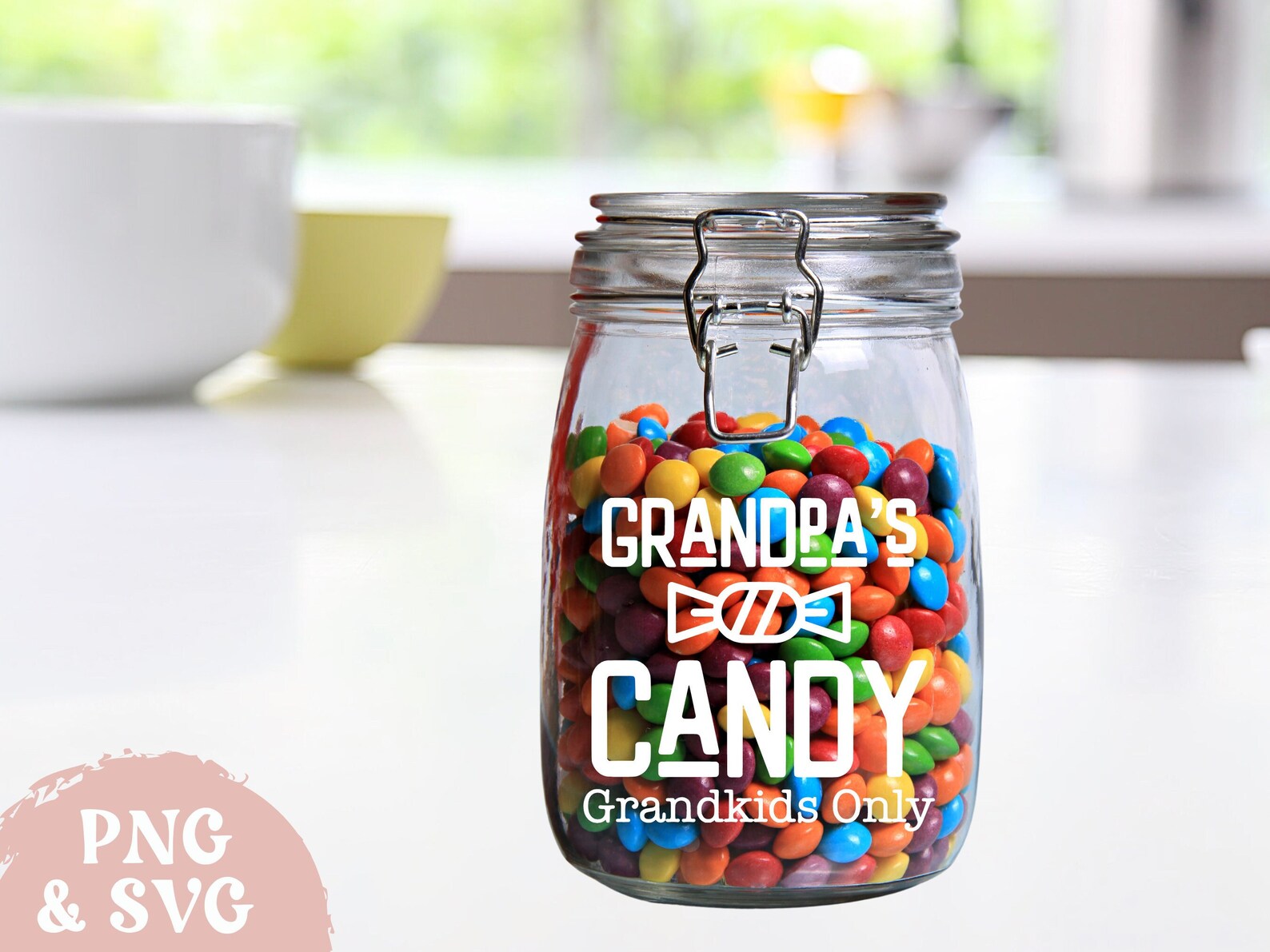 Grandpa Candy Jar SVG Candy Jar SVG Gift for Grandpa Future Etsy