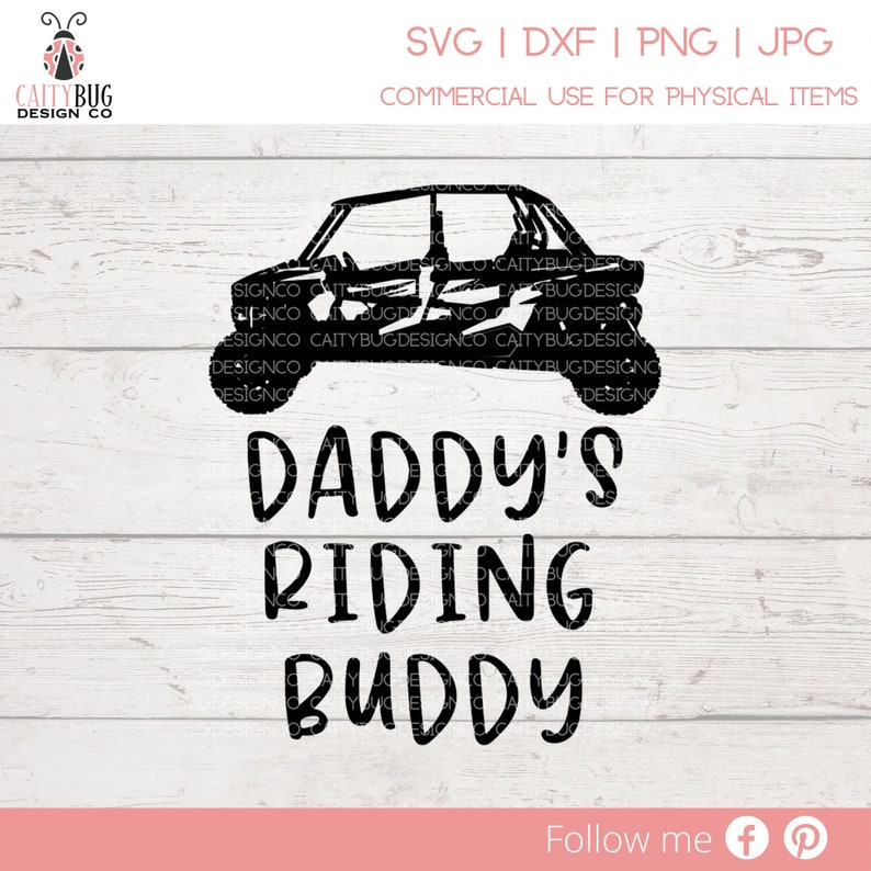 Daddys Riding Buddy 4 Seater RZR SVG Rzr Riding Buddy SVG Etsy Ireland