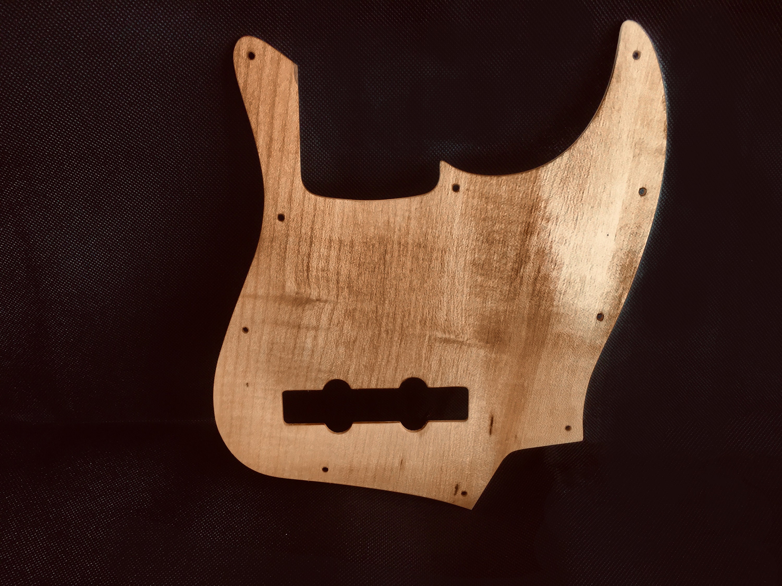 Wood pickguard / Maple Pickguard for Fender Jazz Bass / Custom Etsy