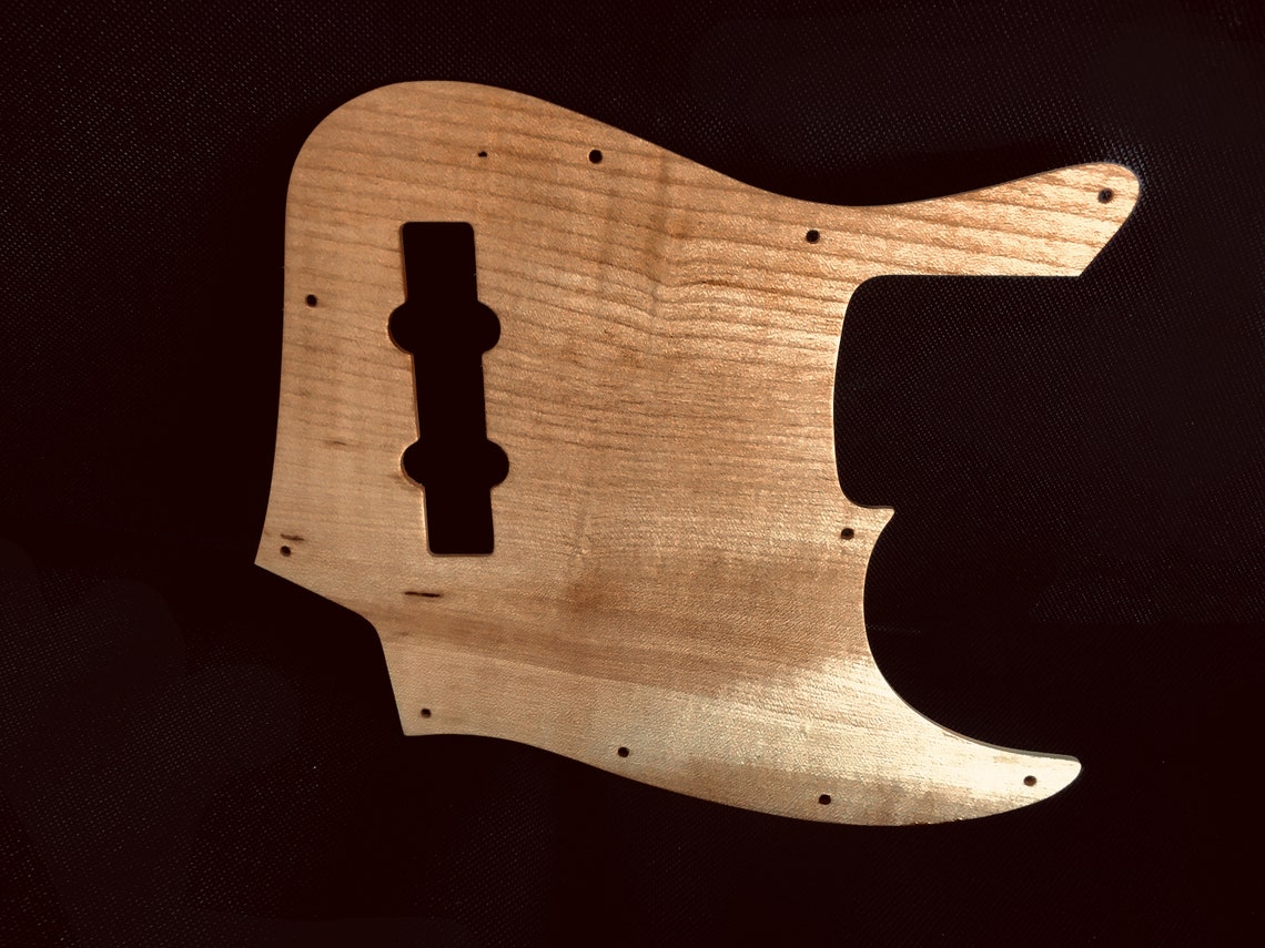 Wood pickguard / Maple Pickguard for Fender Jazz Bass / Custom Etsy