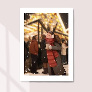 Oh It Is So Sweet - Wydruk artystyczny - Sztuka świąteczna - Prezent świąteczny - Sztuka ścienna - Okres świąteczny - Sztuka ilustracyjna - Peijin