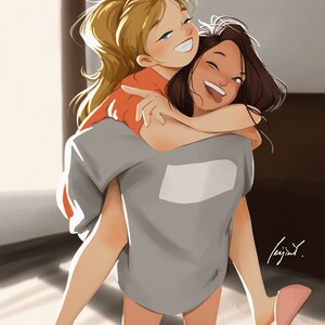 Het beste moment van ons leven - Vriendschap - Herinnering - Besties - Beste vrienden - Kunstafdruk - Cadeau - Peijin