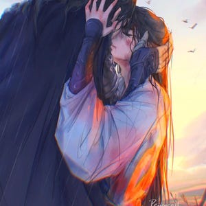 Great Victory - Art Print - Qiangjinjiu Fan Art - Cezhou Couple Art - Shen Lanzhou - Xiao Ce’an - Peijinsart