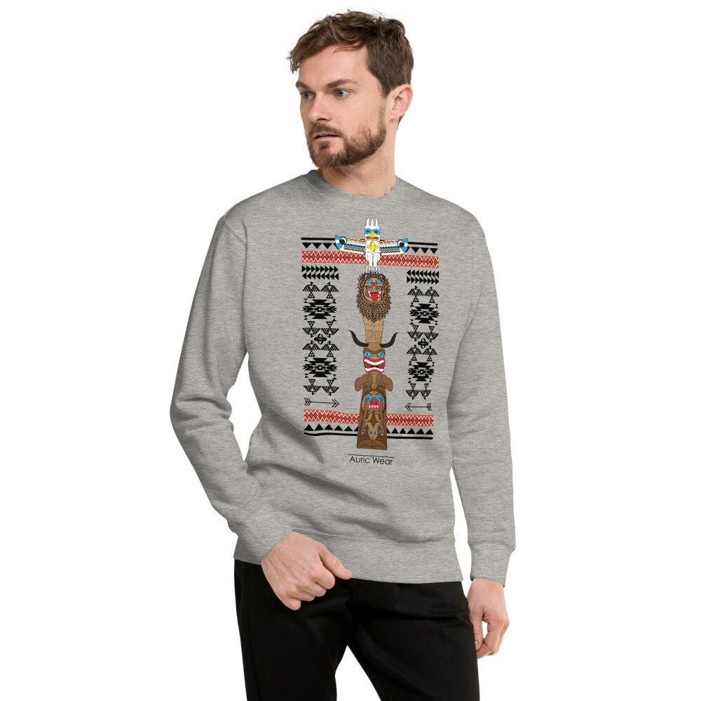 Unisex Tetramorph Totem Fleece Pullover 