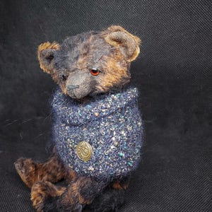 Handmade vintage teddy bear, Collectible teddy bear, Vintage plush bear, Hand-sewn teddy bear, OOAK Inspired Teddy Bear, Antique Teddy Bear