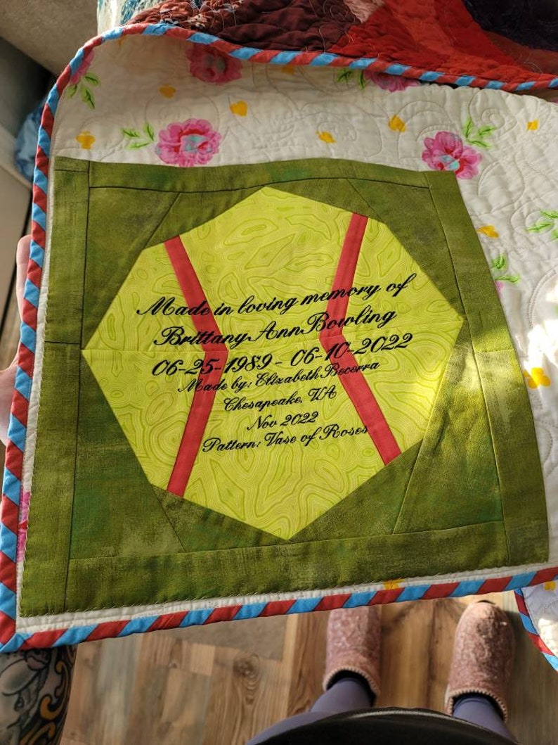 Custom Embroidered Quilt Labels Etsy