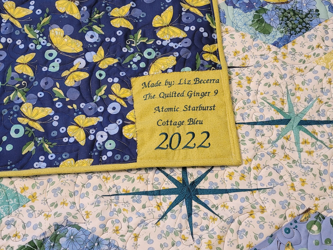 Custom Embroidered Quilt Labels Etsy