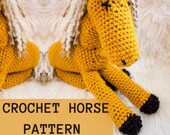 Crochet Horse Pattern // PDF Download // Baby Newborn Gift Pattern // Crochet Stuffed Animal Pattern