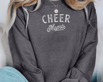 Cheer Mama Sweatshirt: Comfortable Cotton-Blend Pullover