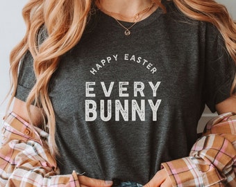 Wesołych Świąt Wielkanocnych, każdy króliczek T-shirt: Koszulka z motywem złamanego króliczka