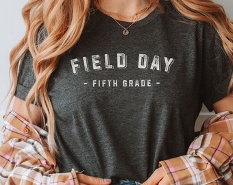 Field Day Fifth Grade T-Shirt: School Event Tee