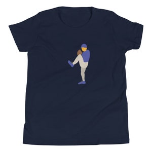 Baseball Pitcher Youth Tee - Retro Sports Youth Design for Baseball Fans and Players | Youth Short Sleeve T-Shirt