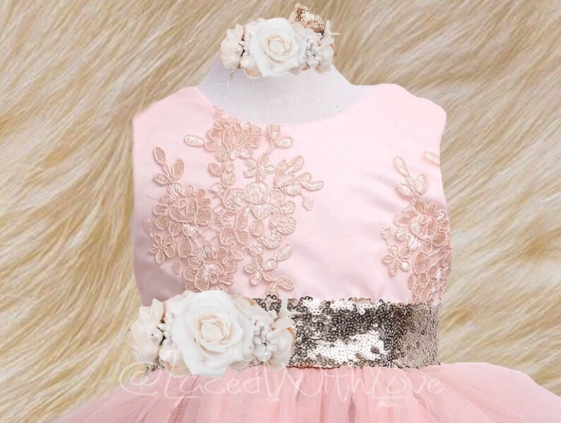 toddler tutu dress white lace flower girl dress blush tulle Blush Pink tulle flower girl dress rustic flower girl dresses