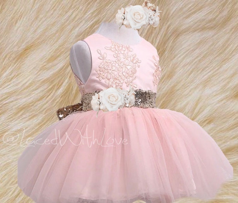 toddler tutu dress white lace flower girl dress blush tulle Blush Pink tulle flower girl dress rustic flower girl dresses