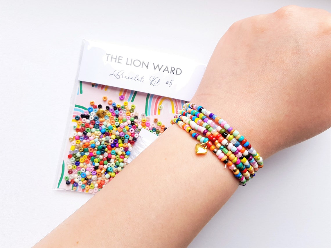 Rainbow Bracelet Kit DIY Bracelet Kits for Teens Make Your Etsy