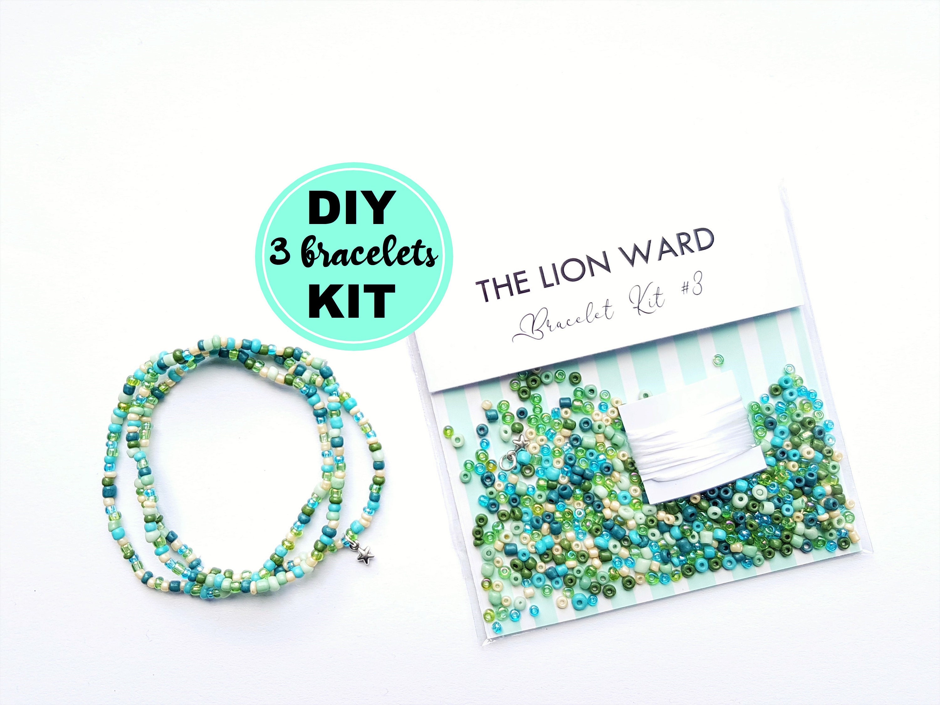 Make your own bracelet kit. DIY bracelet for Toddlers. Make it yourself  gift, Birthday party favour. Wedding favour. Boys bracelet.