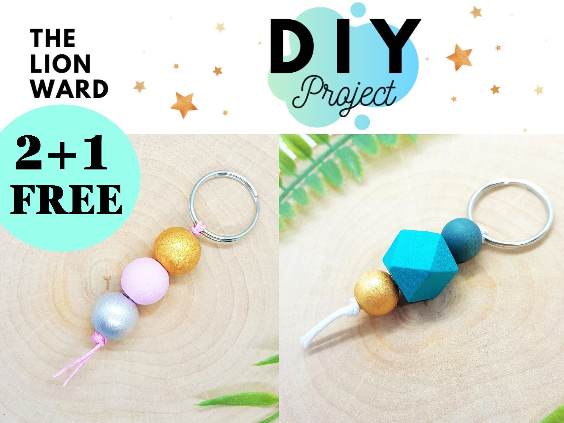 DIY Kit Wood Keychain DIY Kit for Adults DIY Keychain Kit Etsy