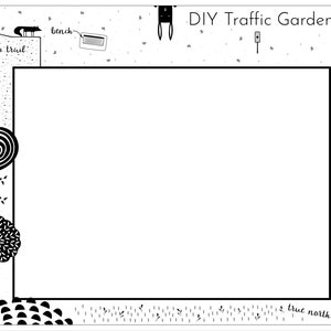 DIY Traffic Garden Printable (6 pages)