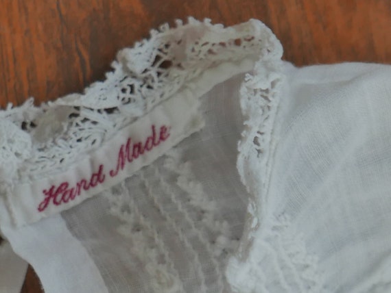 Three Antique baby infant christening gowns - image 2