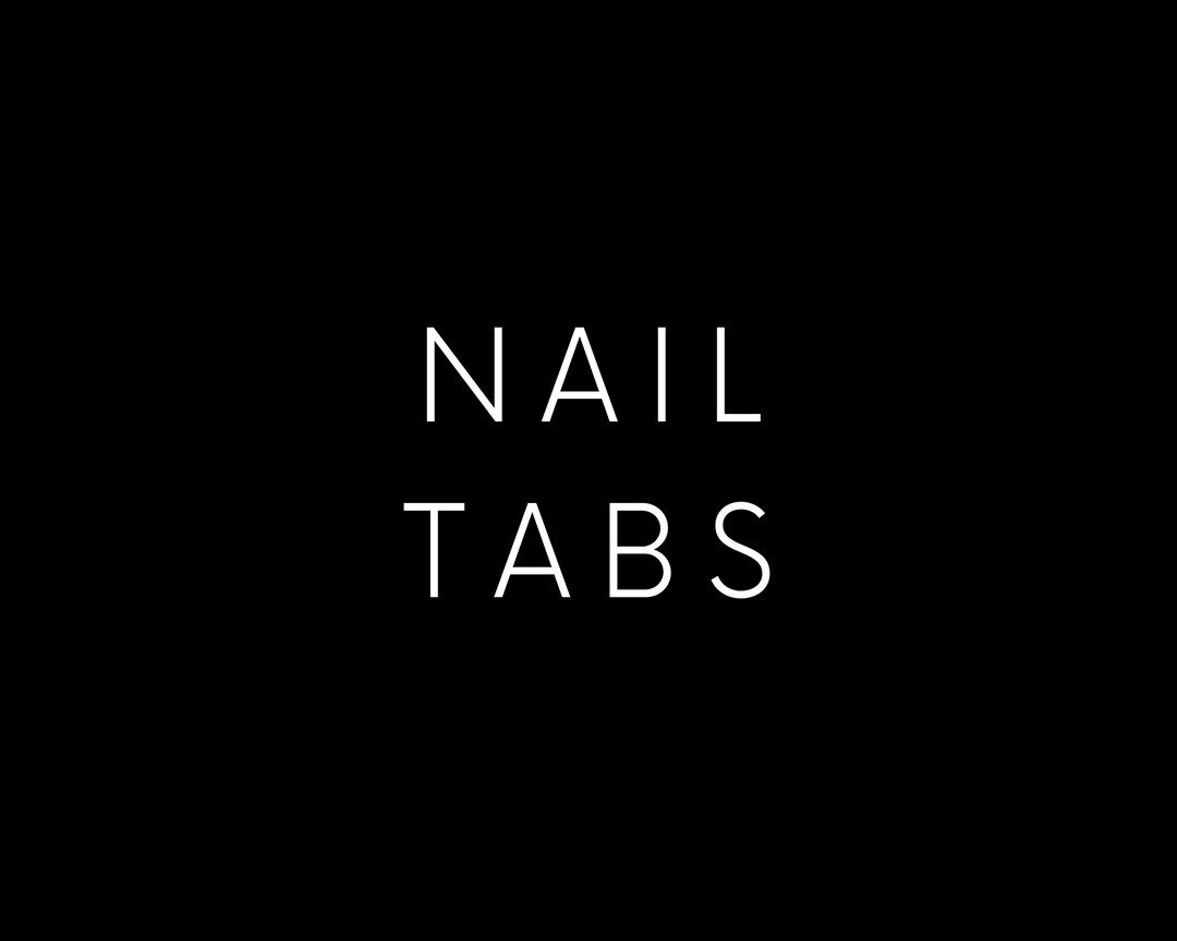Extra Nail Tabs for Presson Nails Choose Your Quantity Clear Gel Nail