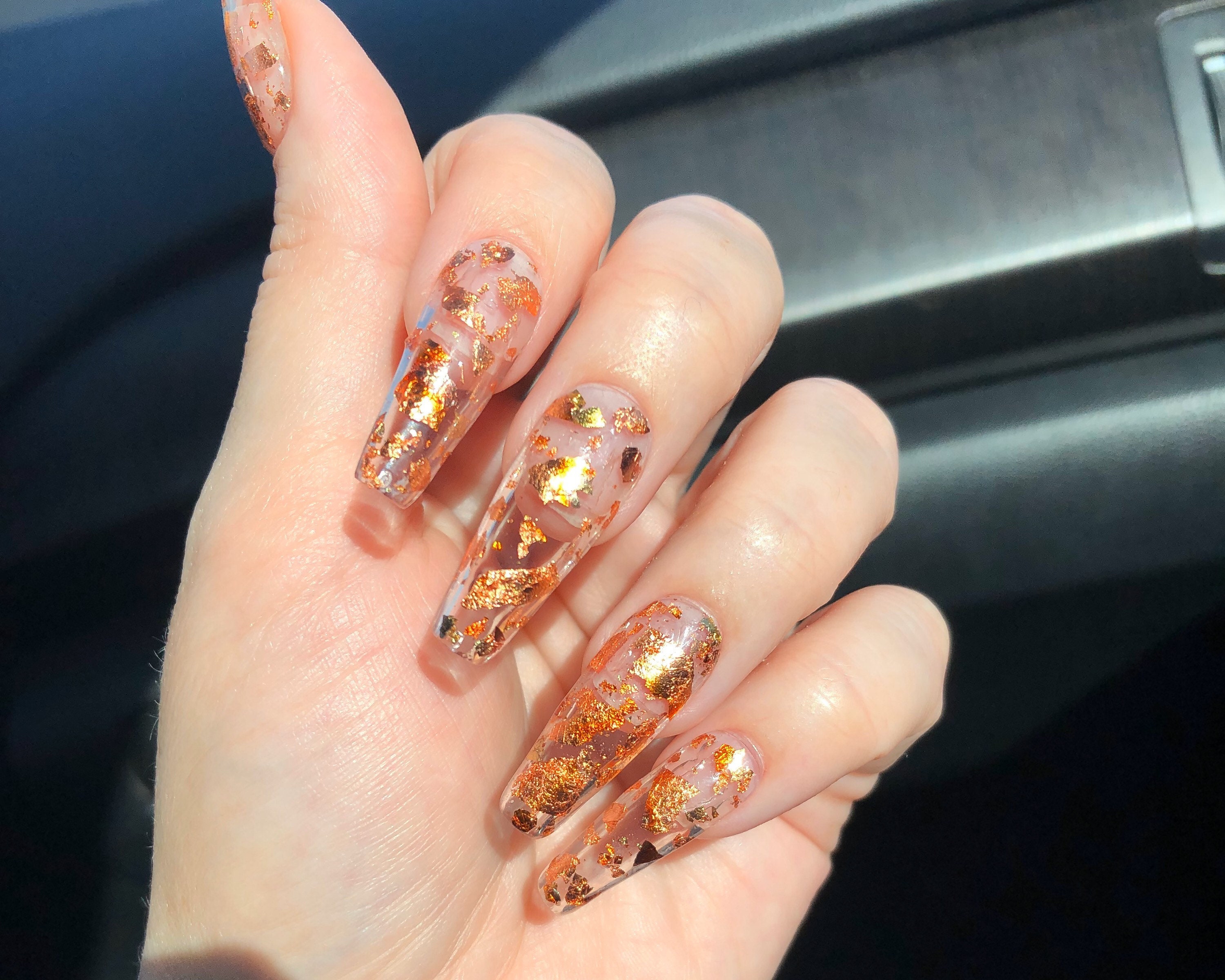 clear jelly press on nails
