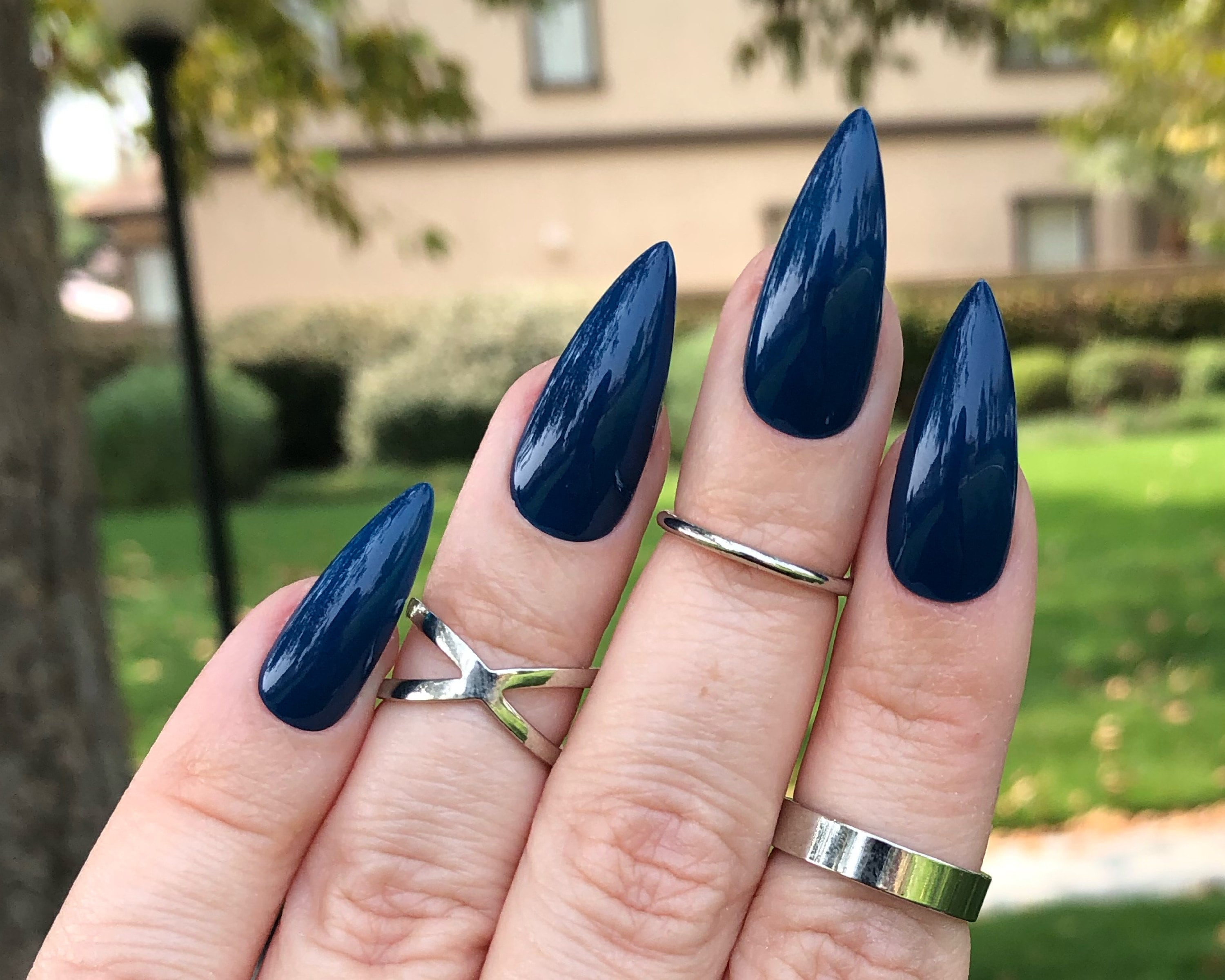 Dark Royal Blue Press on Nails Fall Nails Matte or Gloss - Etsy Dark Royal Blue Press on Nails Fall Nails Matte or Gloss - Etsy