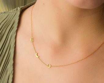 Collana Donna Argento 925 Con Ciondolo Cuore Lettera M E Zirconi: Gioiello Iniziale Per Moglie, Fidanzata, Regalo Compleanno E San Valentino