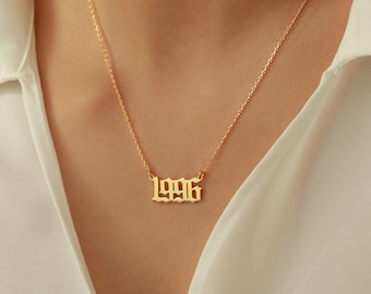 Gothic Name Chain Necklace | Personalized Jewelry | 925 silver choker accessory 18 K gold plated Valentine's Day gift