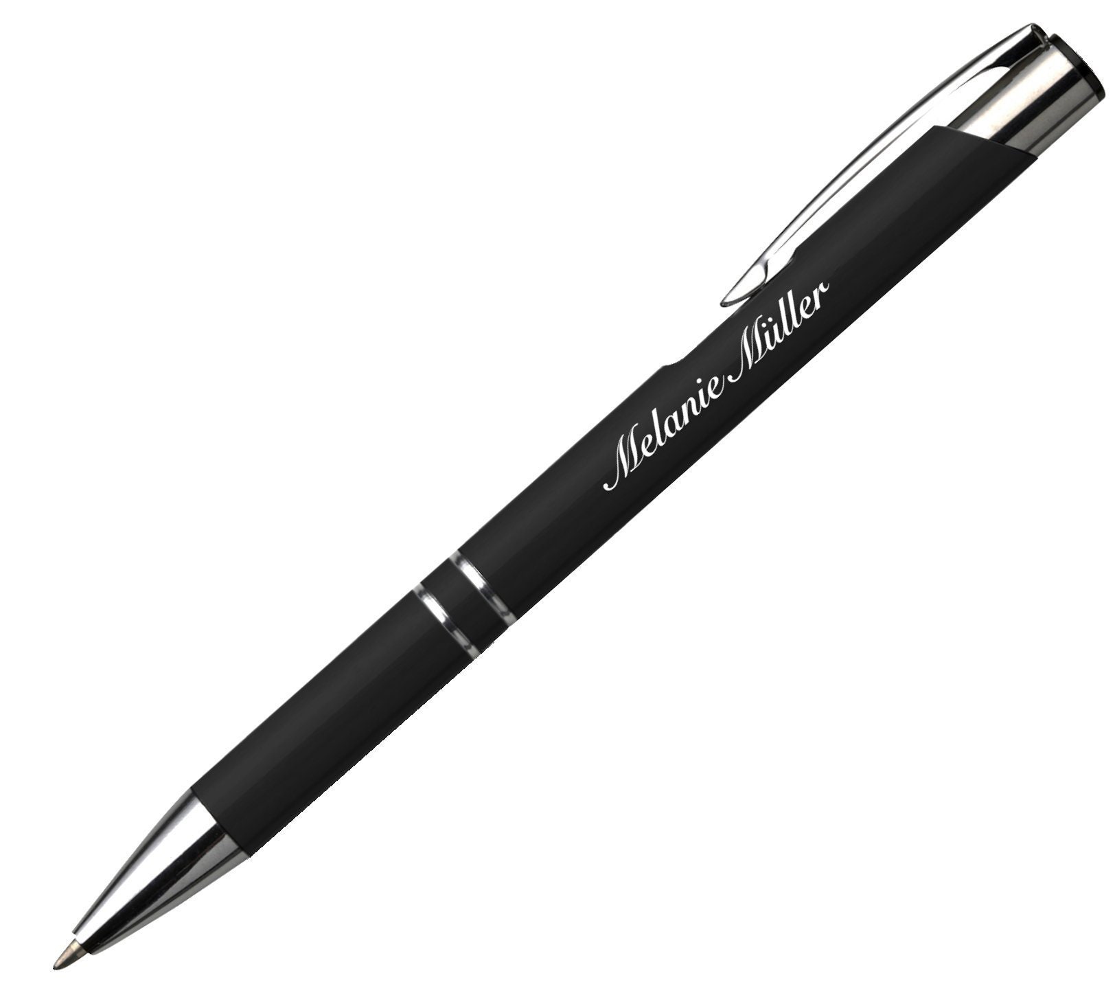 Penna A Sfera Personalizzabile Soft Touch | Con Nome, Logo O Messaggio | 2 Stampe A Colori | Regalo Pubblicitario Personalizzato - 3
