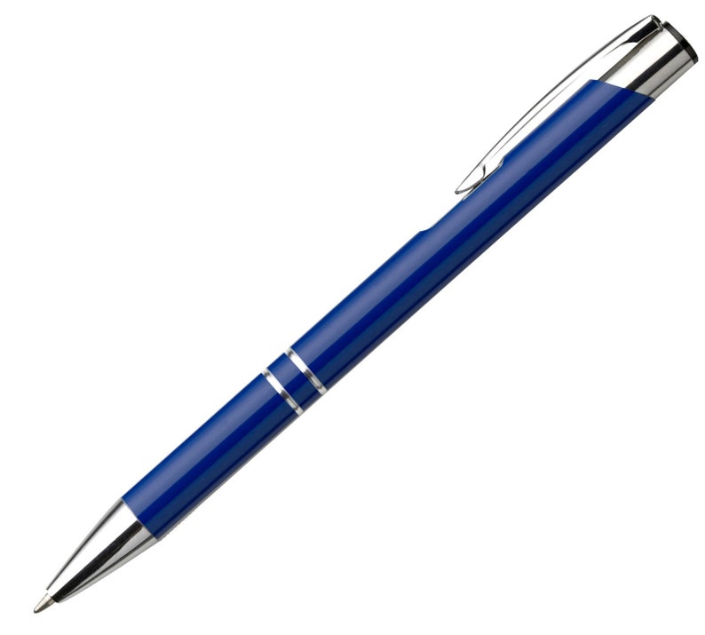 Personalized Business Pens Bulk Custom Text Order Marketing Material Writing Tools Office Supplies Custom pens Cobalt Blue