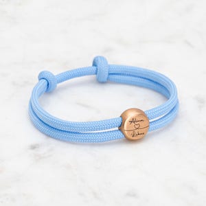 Pulsera personalizada con iniciales grabadas para hombre y mujer, regalo para pareja, regalo para el Día de la Madre.