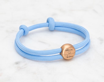 Personalized bracelet with initials, letter engraving, personalized bracelet for men and women, couple jewelry, partner gift, Mother's Day gift