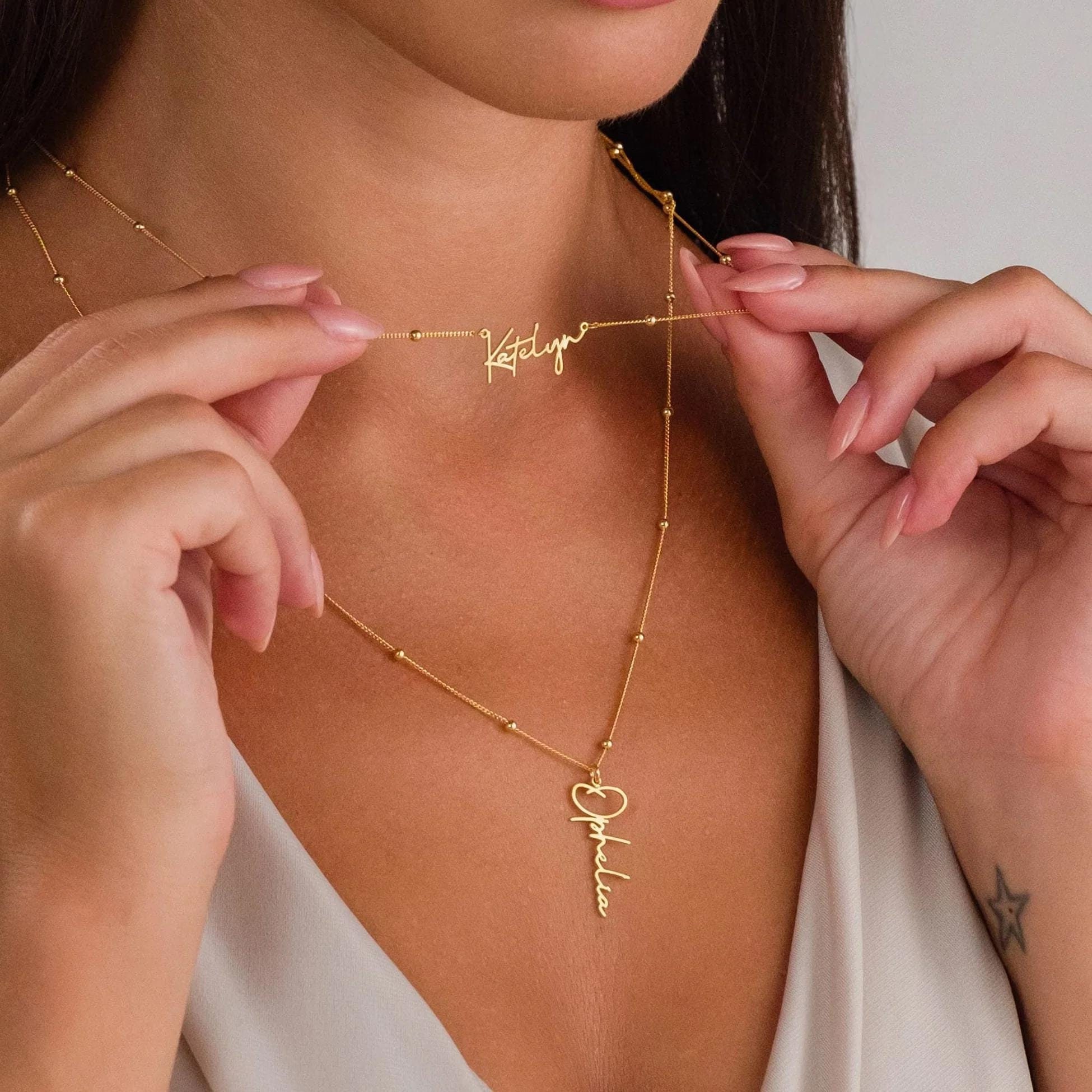 Amy Name Necklace - Etsy Singapore