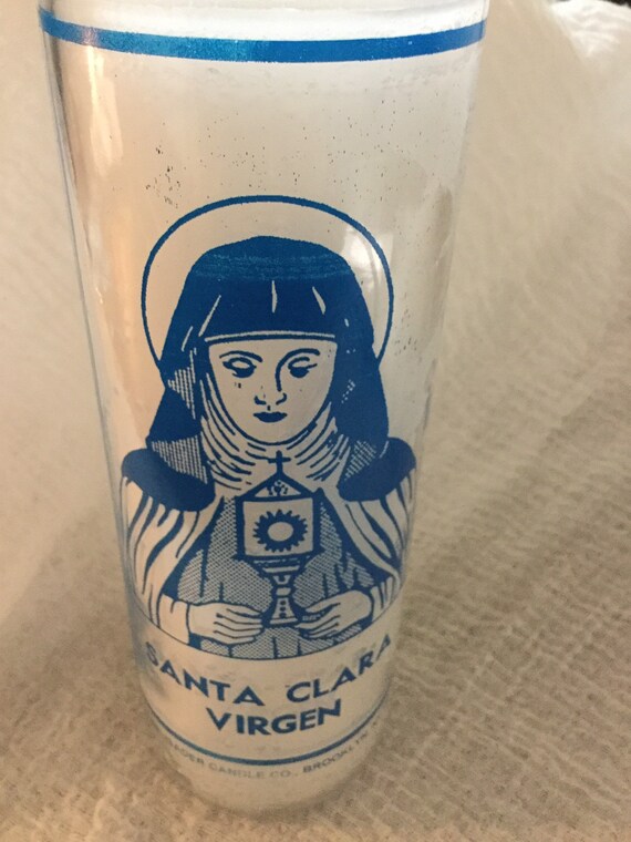 Santa Clara prayer candle - Veladora de santa clara